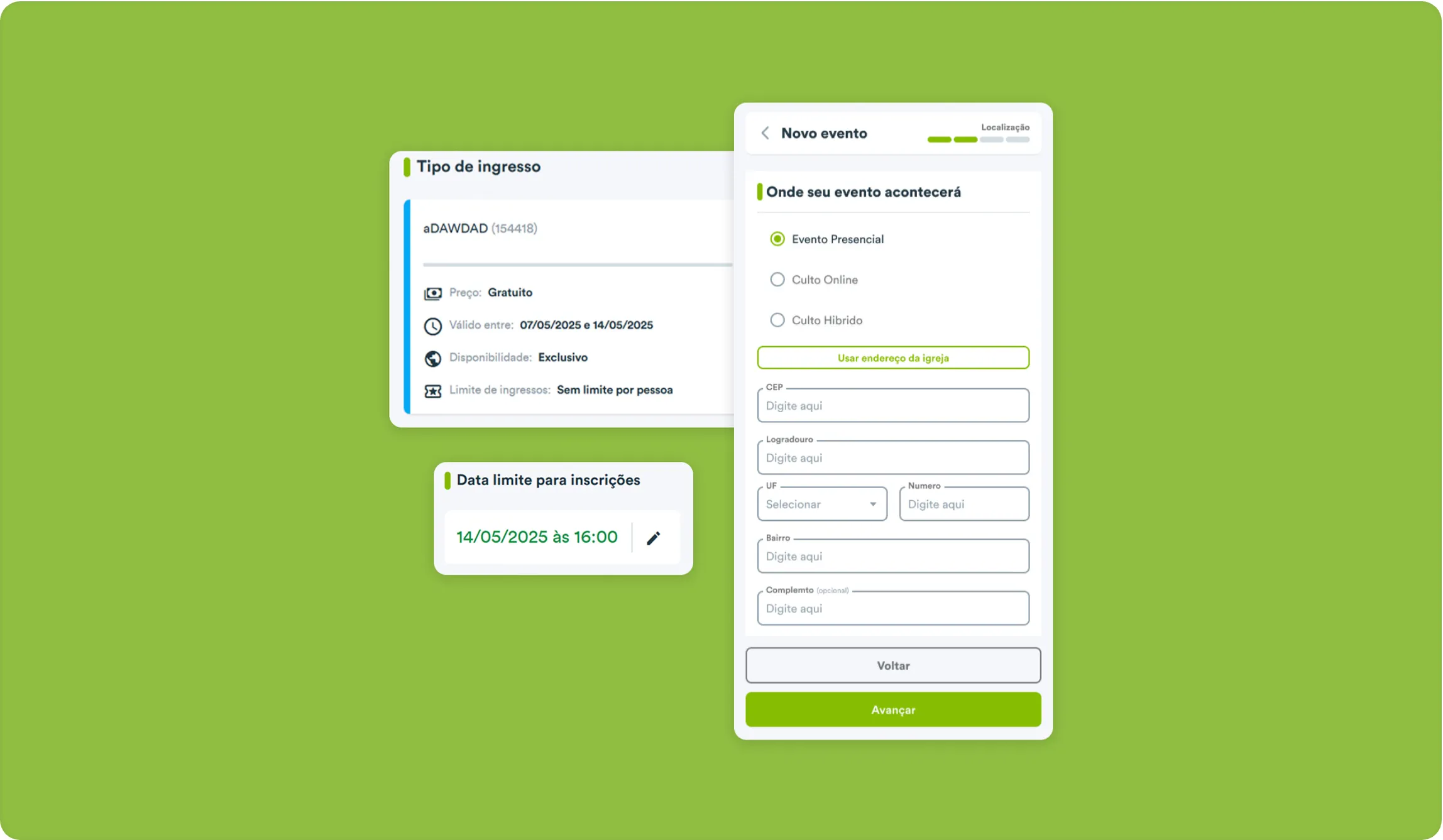 Organize os ingressos de eventos de forma inteligente