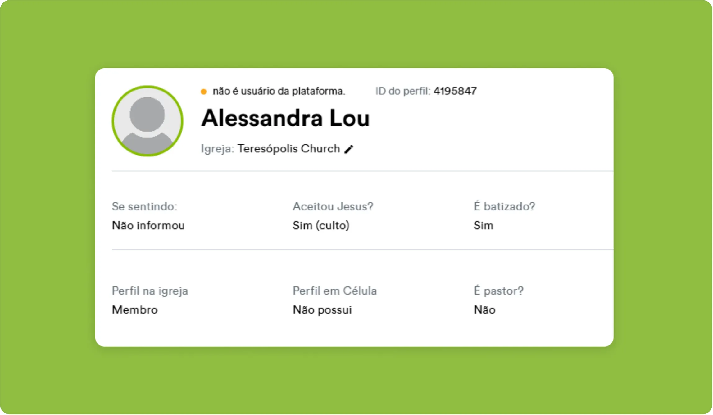 Encontre rapidamente quem ainda não cadastrou foto no perfil
