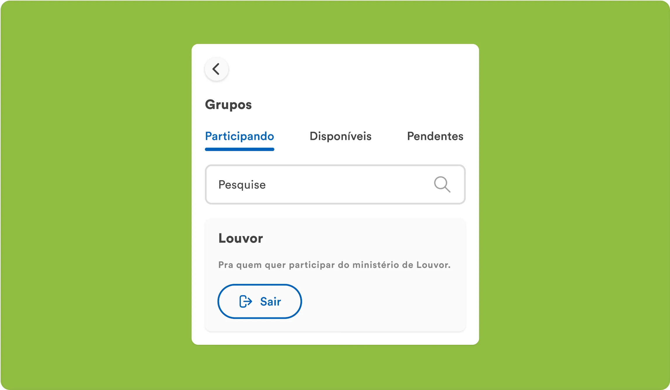 Fortalecemos o senso de pertencimento.