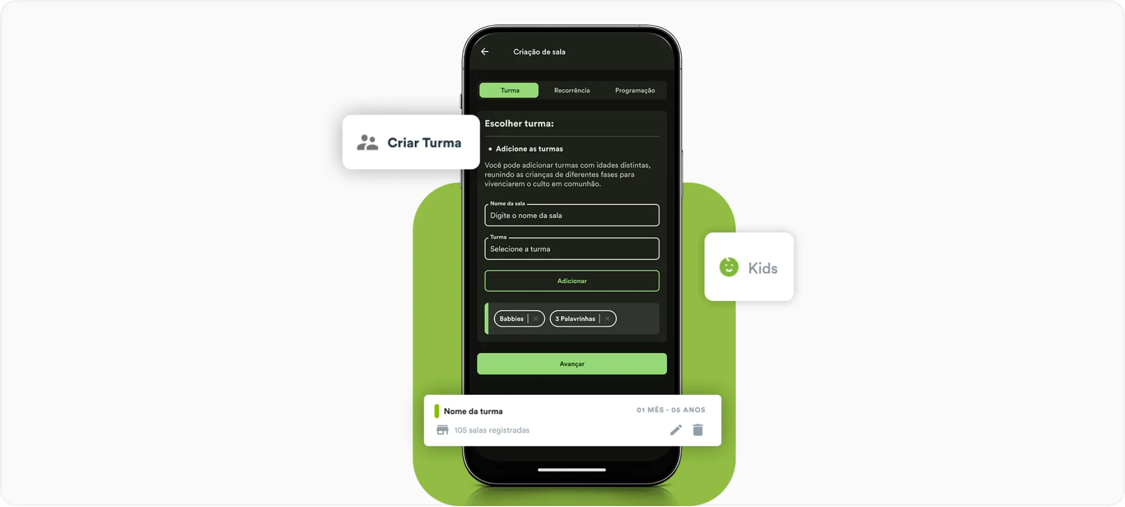 Novidades na área Kids: mais flexibilidade e precisão no cuidado com as crianças.